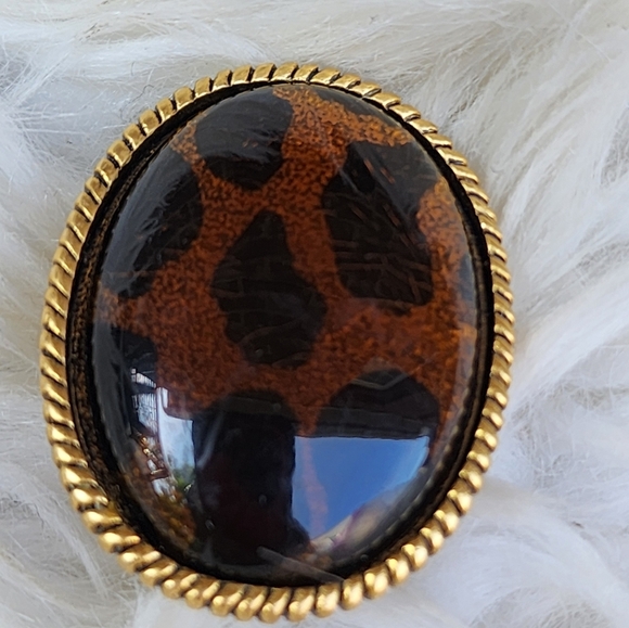 Yoshi‎ HUGE vintage leopard Ring - Picture 6 of 7